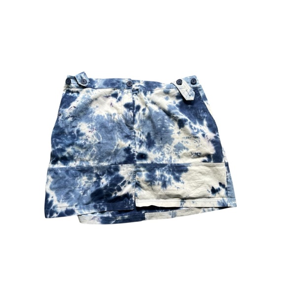 Blue Tie-Dye Women's Skirt Wildfang - Picture 3 of 5